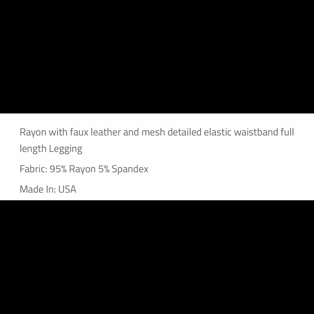 ❄️Petite Black Faux Leather Moto Legging❄️ 1 Left - Picture 6 of 6